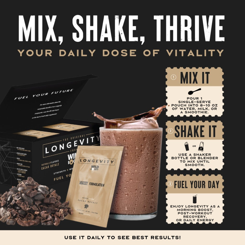 Longevity Cacao Royale [8X Units]